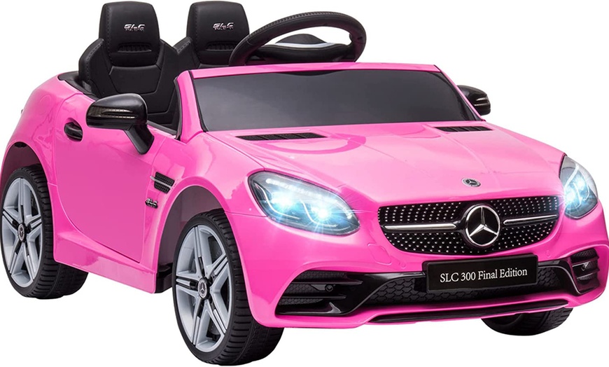 Image 5: HOMCOM Benz SLC 300 Licensed Kid's Electric Car