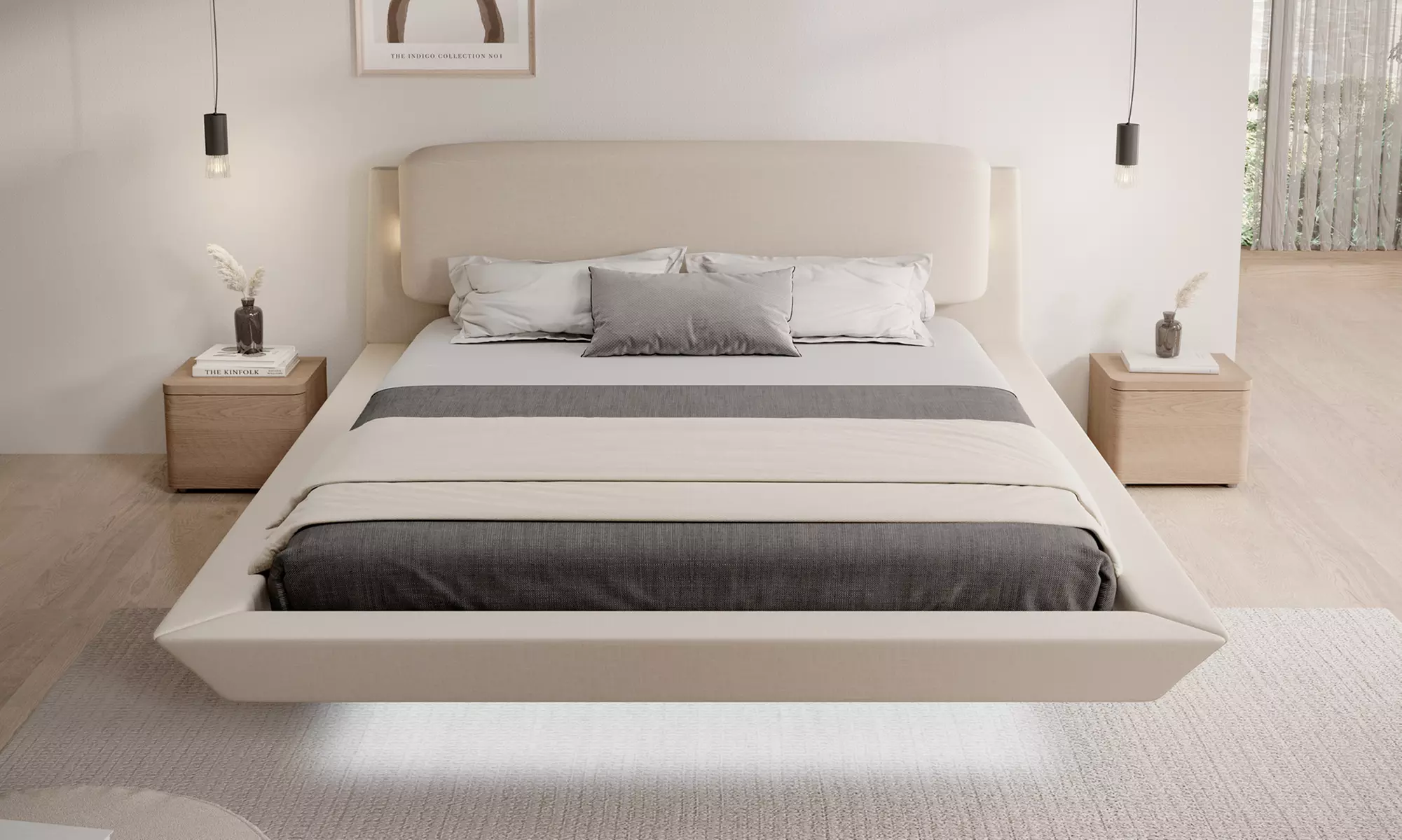 Lit double flottant Diana