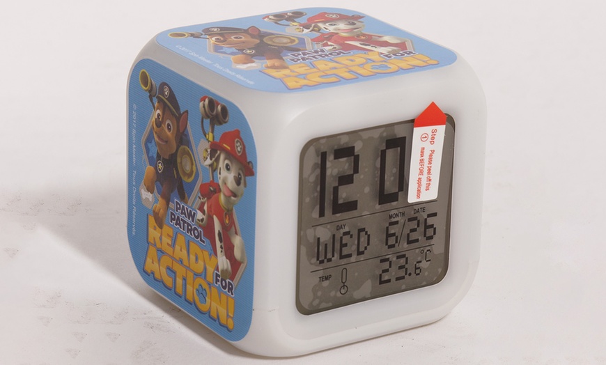 Image 6: Paw Patrol Digital Alarm Clock