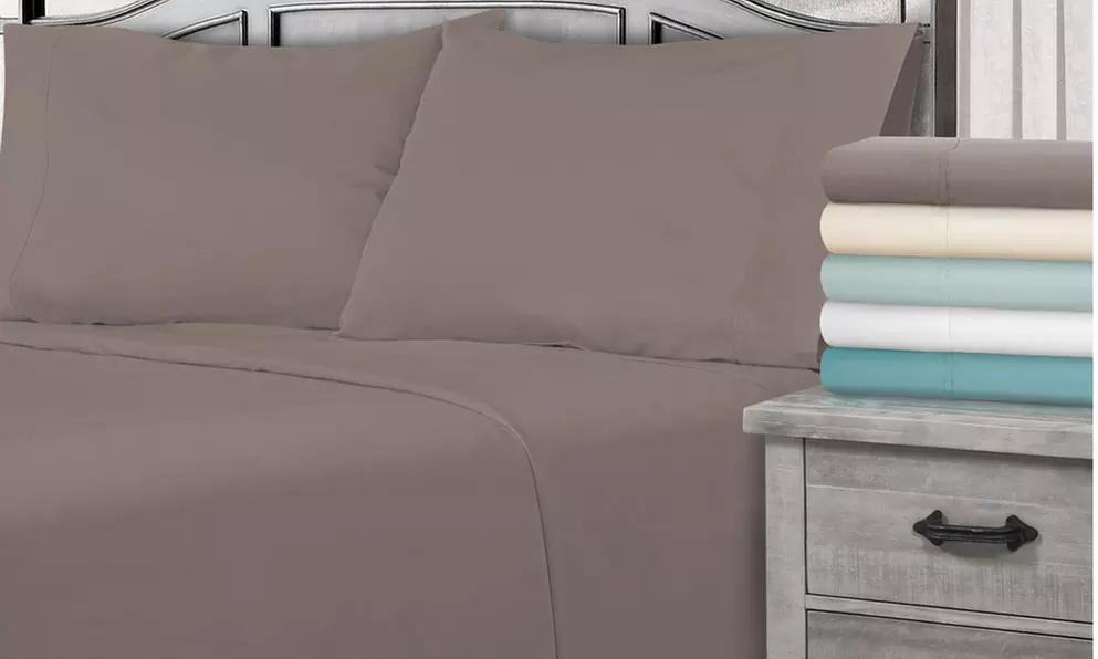 1800TC Cotton-Blend Verona & Velstand Deep Pocket Sheet Set  - Primary Image