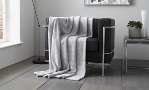 Wave Cosy Fleece Throw