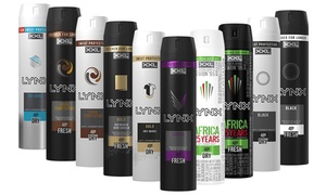 Six-Pack of Lynx Deodorant Body Spray 250ml