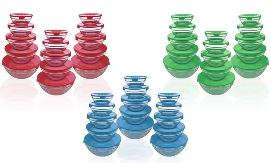 Image 8: 15-Piece Glass Bowl Set