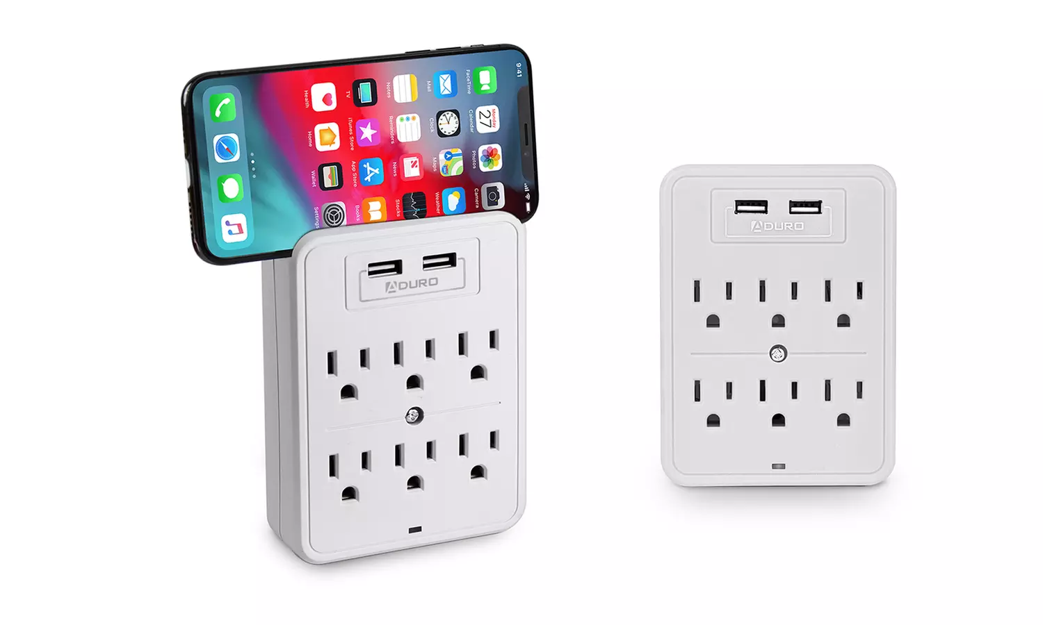 Aduro Surge Protector with USB Ports (1- or 2-Pack) - Second Medium