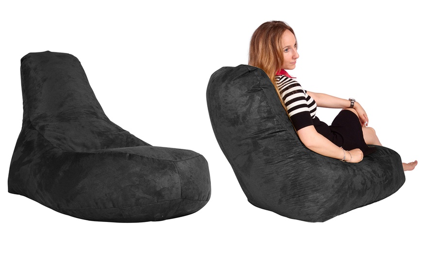 Image 29: Big Bertha Suede Bean Bags