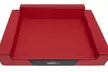 Grand matelas pour chien HobbyDog  de Luxe en éco-cuir rouge - Second Medium