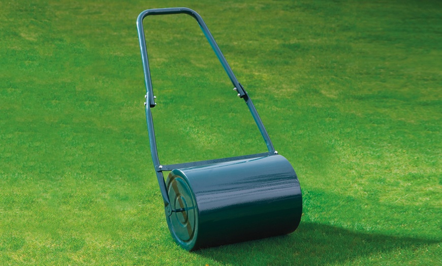 Image 1: Heavy Duty Lawn Roller