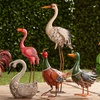 Image 1: Metal Garden Animal Ornaments - Choice of 6 Designs