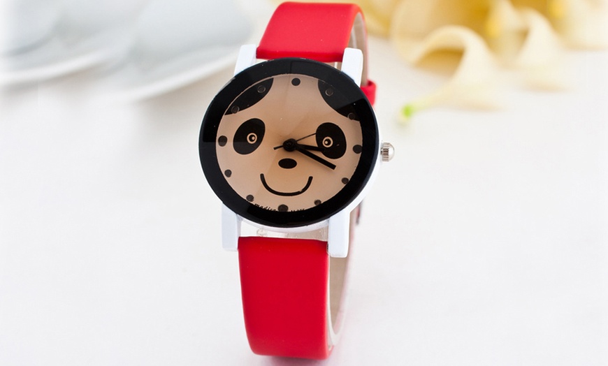 Image 5: Unisex Panda Dial Watch