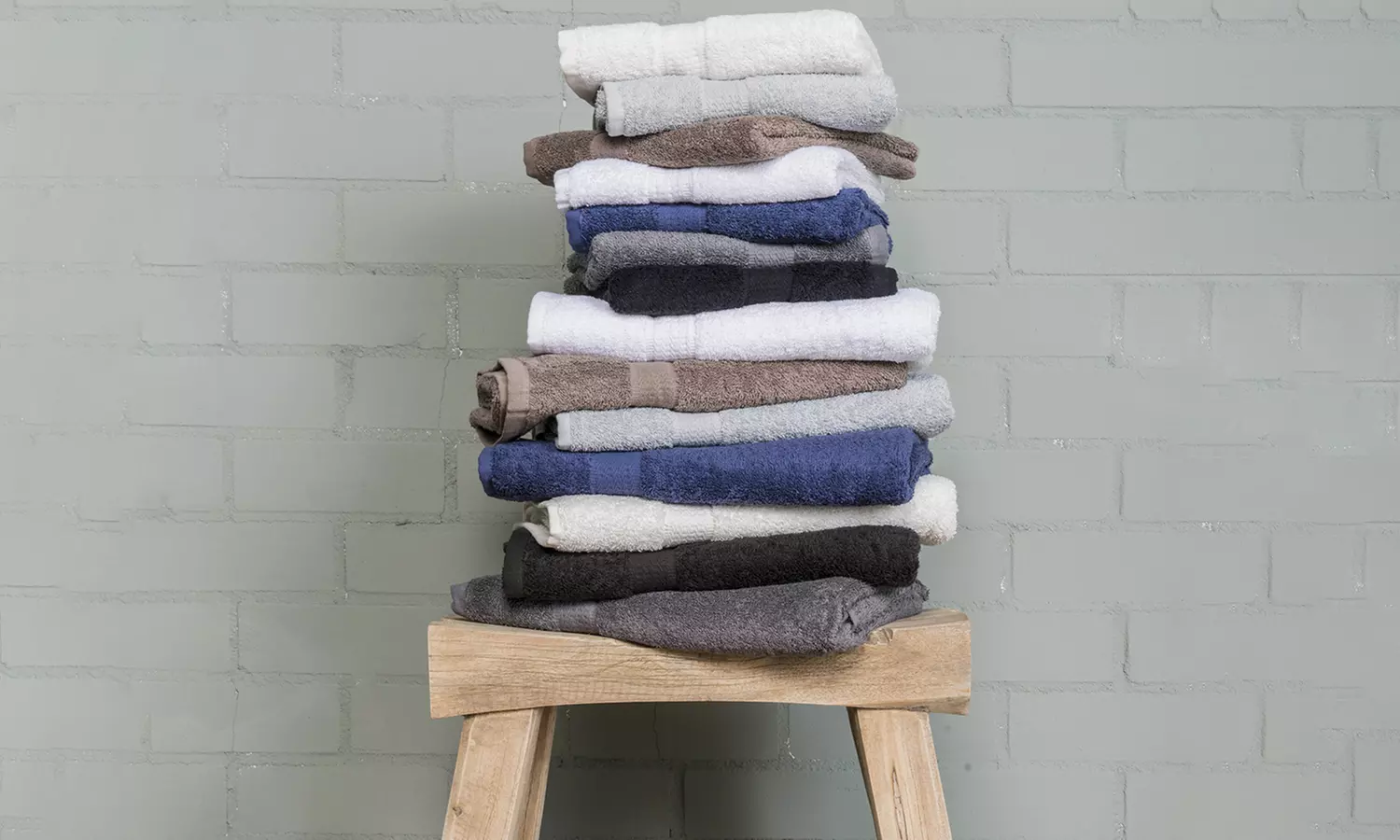 Pack de 5 serviettes en coton 100% - Primary Image