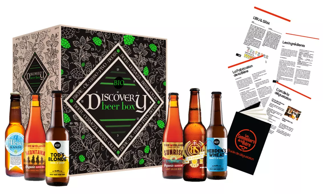 Box Découverte 24 Bières BIO + 1 verre - Primary Image