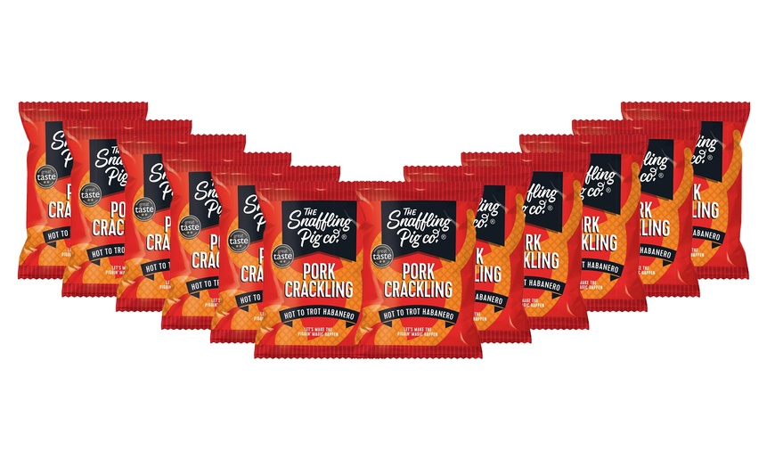 Image 4: 12 Pork Crackling Snacks