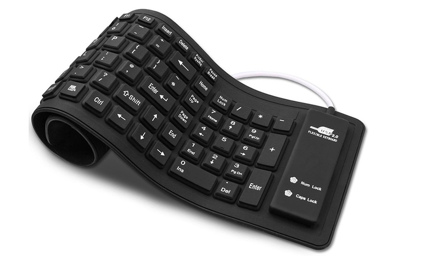 Image 4: Foldable Roll-Up USB Keyboard