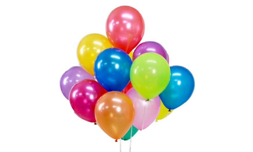 Image 1: 100 Assorted Balloons