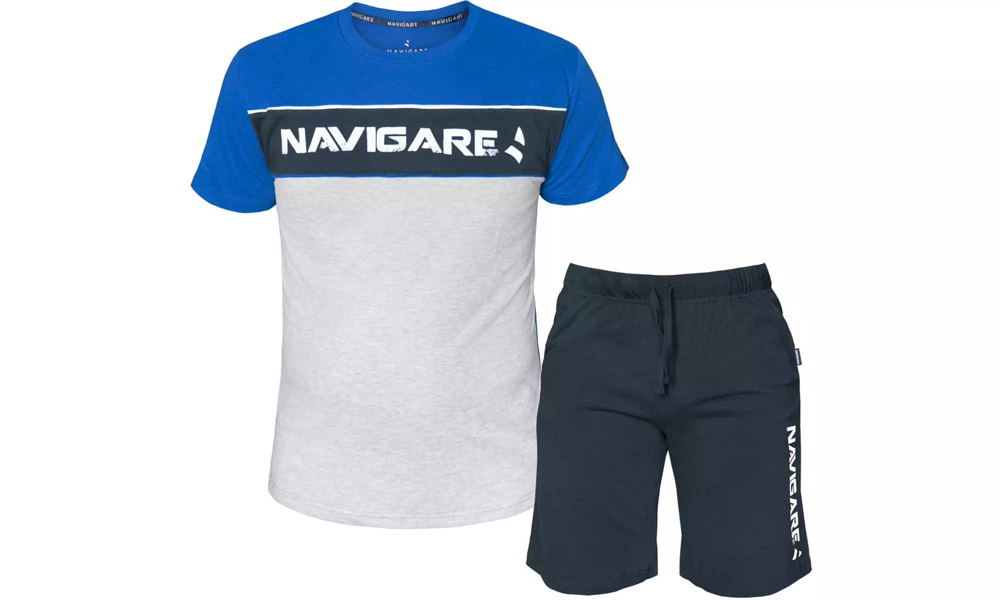 Pigiama completo homewear da uomo Navigare in cotone