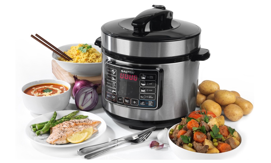 Image 1: Salter 1000W Rapid Multi Cooker