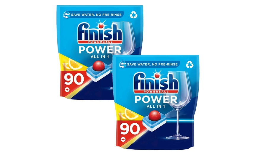 Image 1: Bulk Buy Finish Powerball Power or All in One Max Dishwasher Tablets