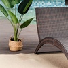 Image 7: Outsunny Rattan Sun Lounger in choice of colours 