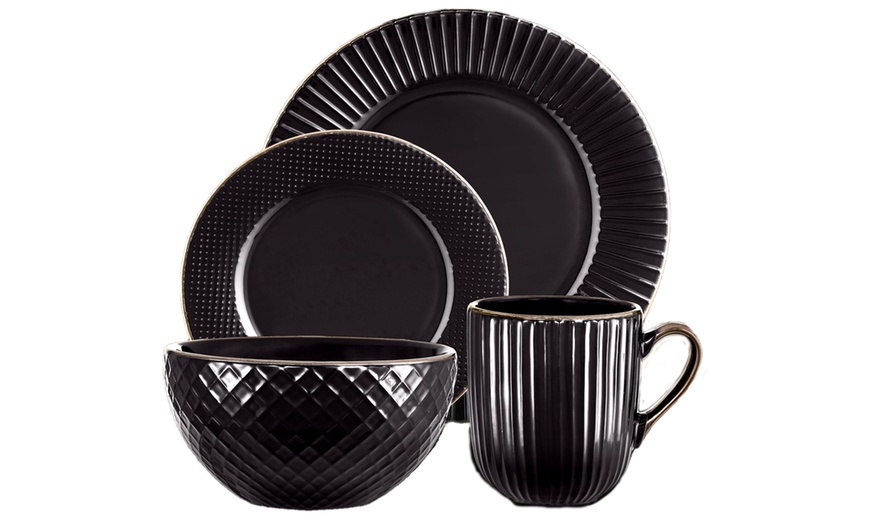 Image 2: Tower 16-Piece Dinnerware Set