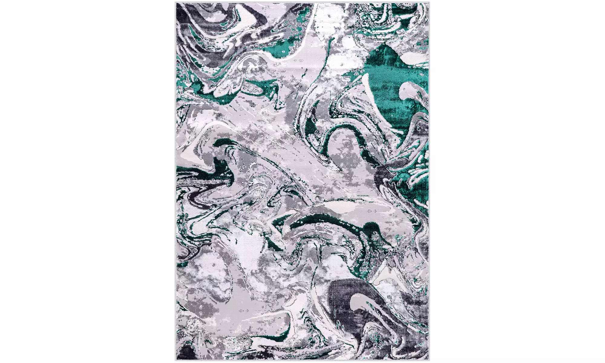 Modern Abstract Emperor Contemporary Thick Rug