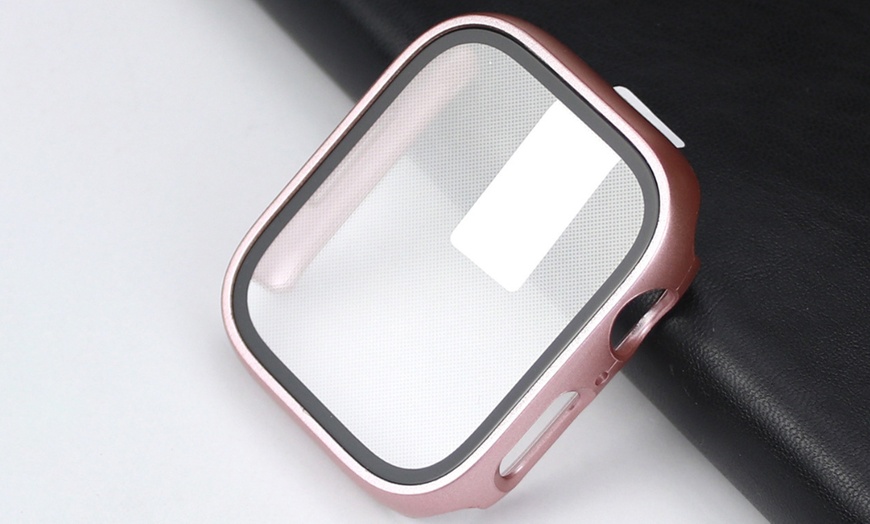 Image 6: One or Two Apple Watch Cases with Glass Protection