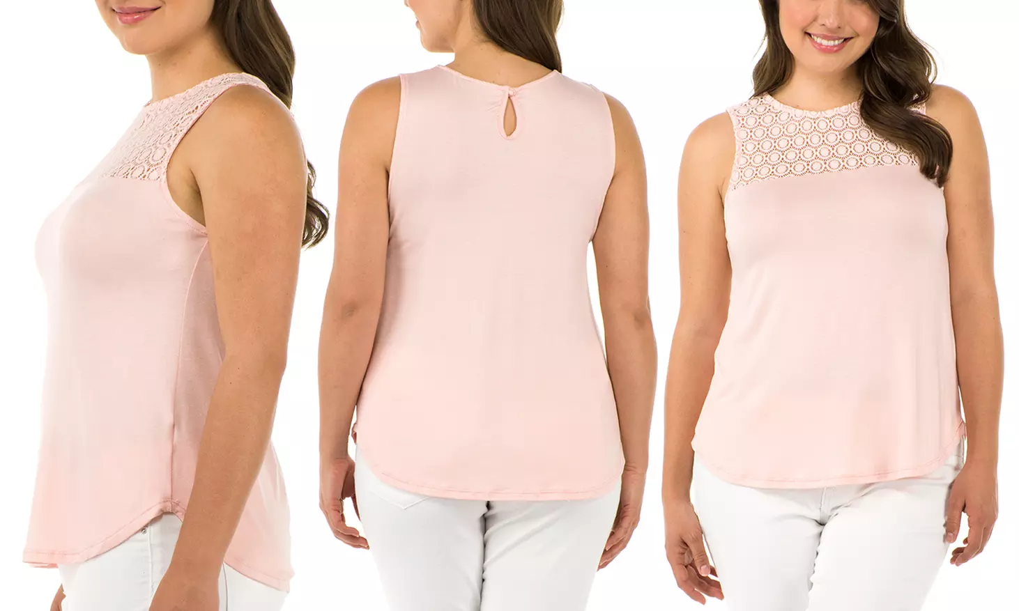 Sociology Mixed Media Plus-Size Tank Top | Groupon Exclusive (Size 2X) - Second Medium