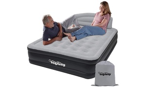 Inflatable Air Bed with Built-in Pump