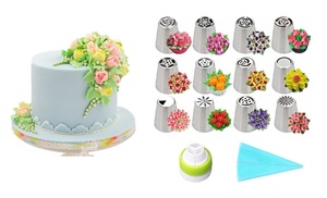 14Pc Russian Tulip Icing Nozzles