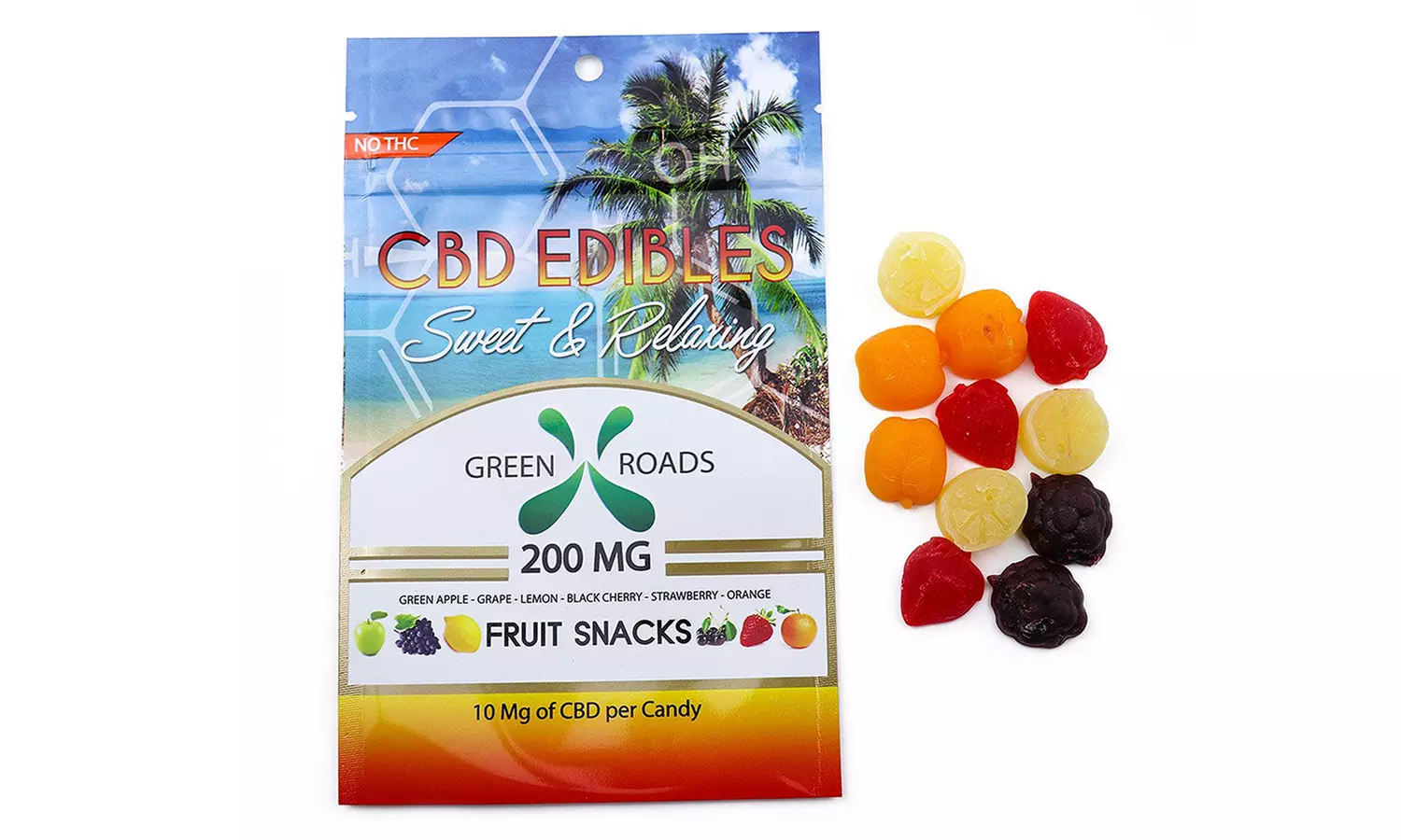 Sweet and Relaxing CBD Fruit Snacks (20-Count) - Primary Image