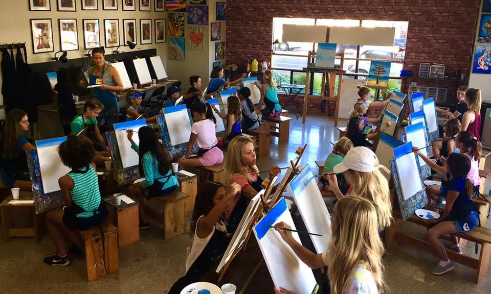 BYOB Painting Class for Two or Four, Valid Friday–Sunday, at McArt Studio (Up to 45% Off) - Primary Image