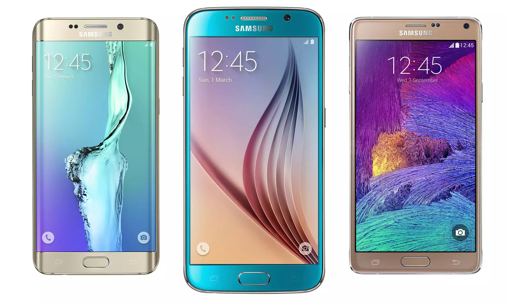 Samsung Galaxy S6 Edge, S6 Edge Plus, Note 4, Note 3, S6, S5, or S4 (Refurbished B-Grade) - Locked for Verizon - Primary Image