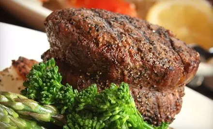 Three-Course Steakhouse Dinner for Two or Four at Vancouver Players Chophouse Restaurant & Lounge (Up to 60% Off) - Primary Image