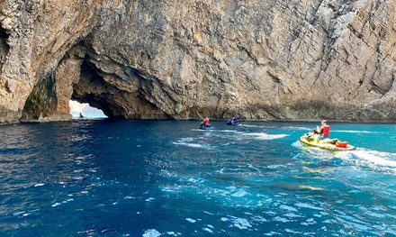 Pour 1 ou 2 personnes : randonnée en jet-ski de 60 minutes vers le Cap Esterel / Septembre