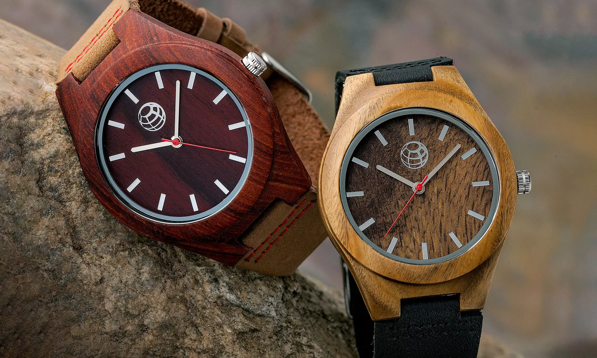 Earth Aztec Men's Wooden Watch | Groupon Goods