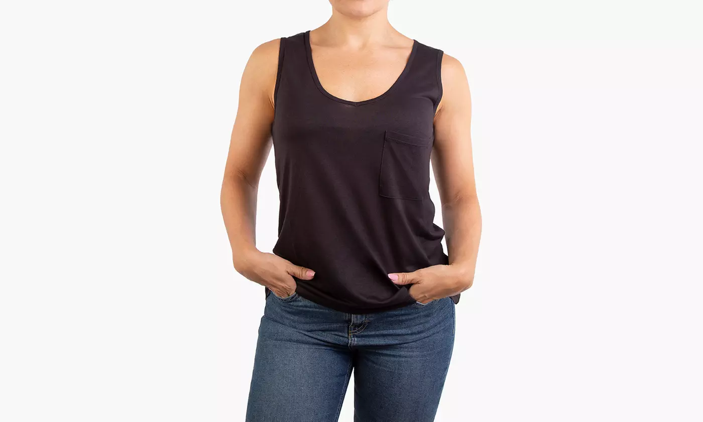 Pack de 2 tops sans manches 600W Chicago - Second Medium