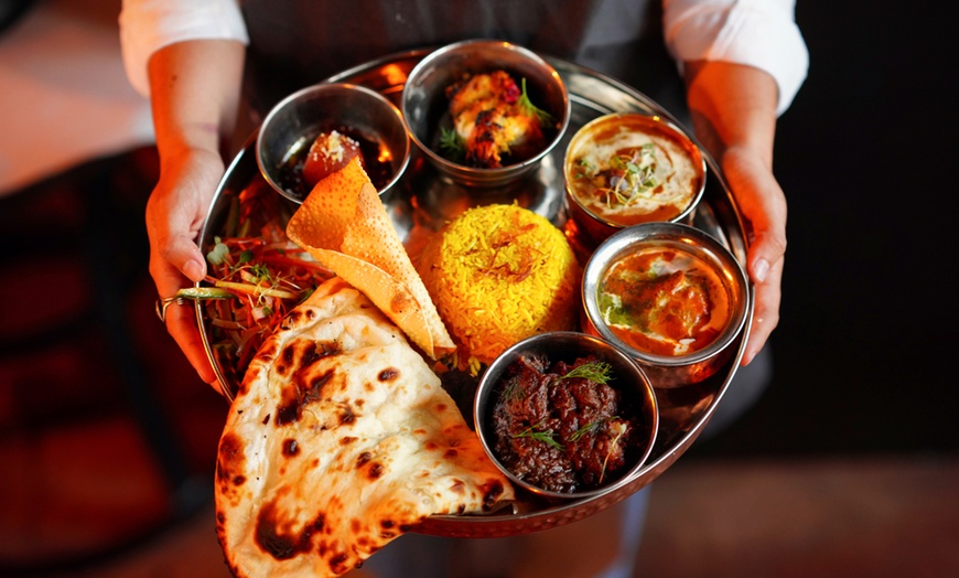 Image 1: ✦ Indian Thali Brunch Sharing Plate for One or Two at ISH Restaurant