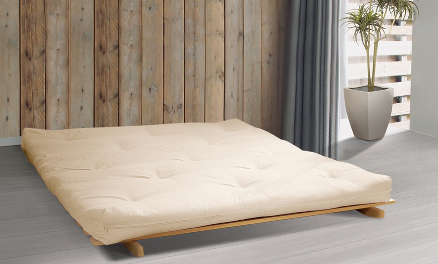 Image 20: Futon Frame and Mattress