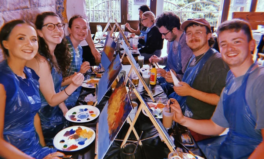 Image 5: Two-Hour Sip-and-Paint Sessions in a Lively Bar Setting