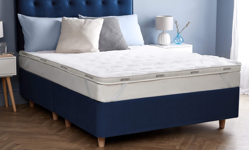 Image 1: Silentnight Airmax Mattress Topper