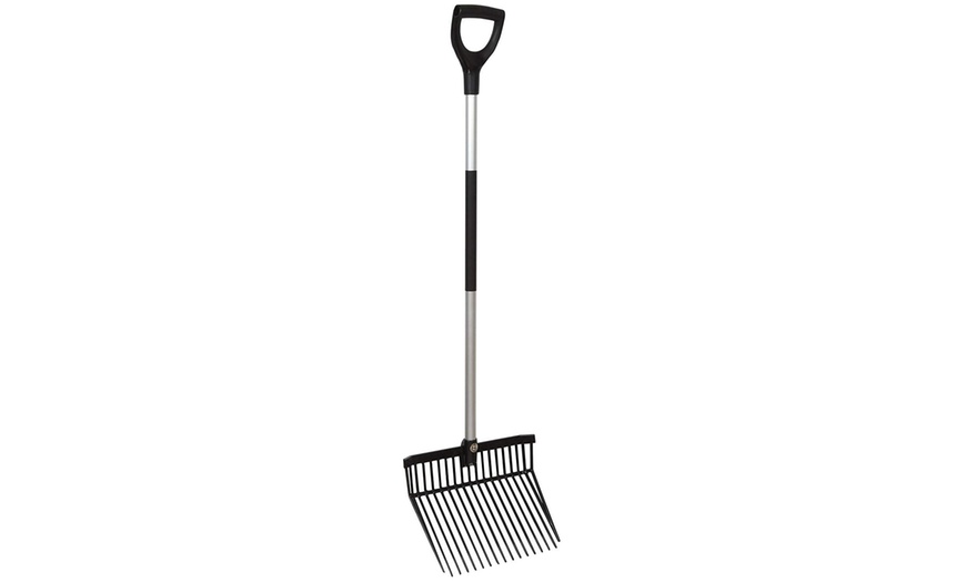 Image 1: Rake and Scoop Garden Tool