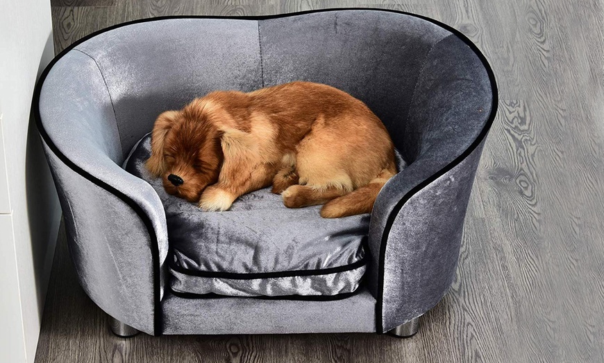 Image 2: PawHut Pet Sofa