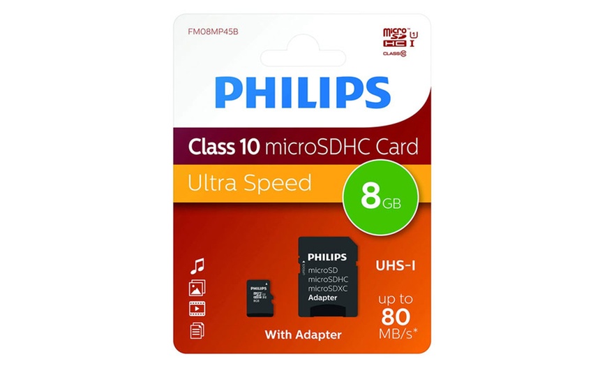 Image 2: Philips Micro SDHC Memory Card