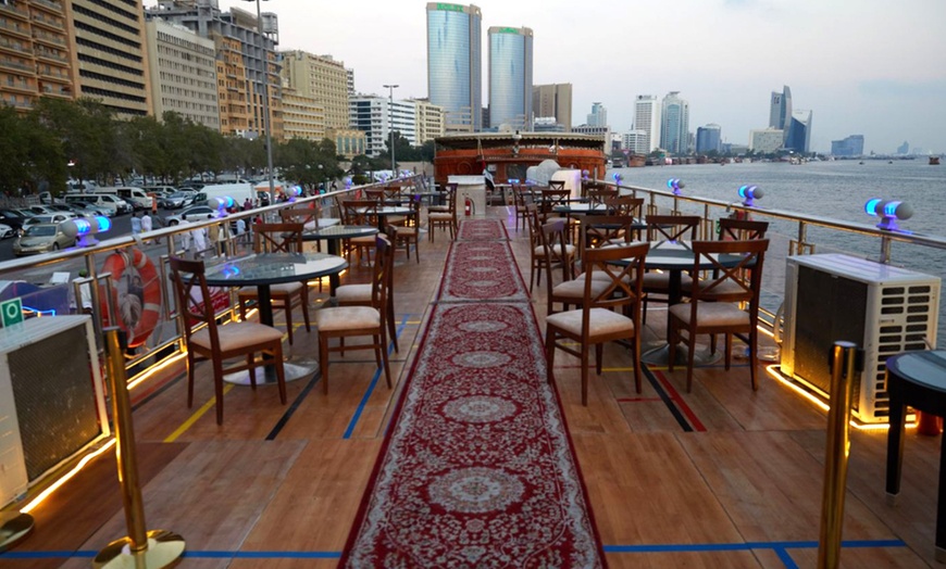 Image 1: Dubai Creek Cruise with Buffet and Live Shows 