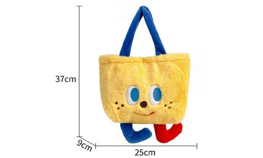 Image 18: Plush Mini Tote Bag