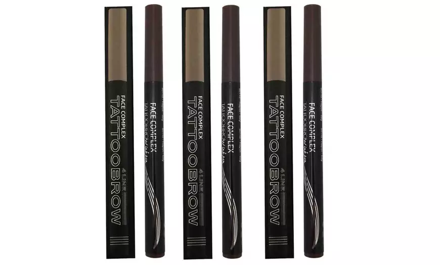 Image 2: 2 matite per sopracciglia effetto tattoobrow 4 line, Face Complex