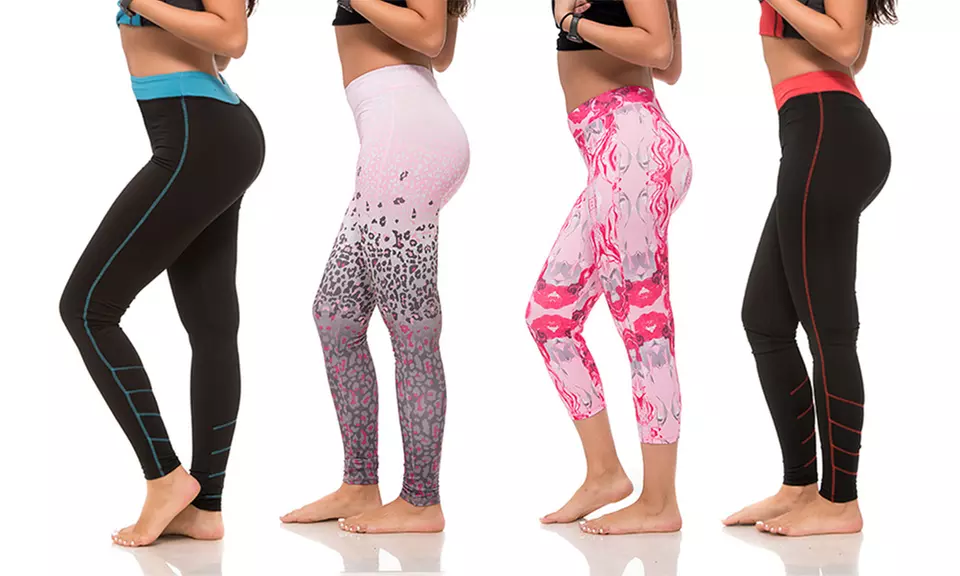 Women's Active Stretch Capris or Leggings - Primary Image