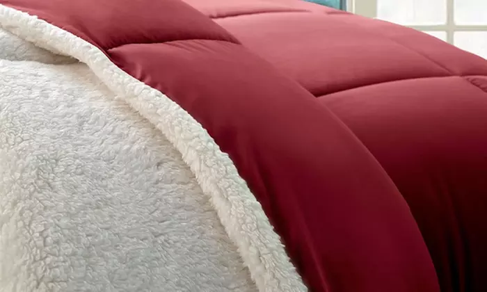 Kathy Ireland Sherpa Comforter Set (3-Piece) - Primary Image