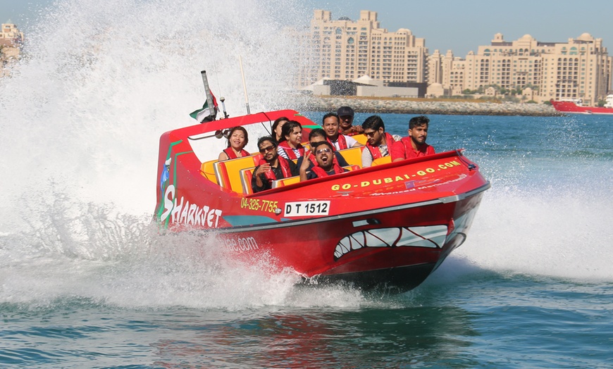 Image 3: SharkJet Thrillride & Boat Sightseeing Tour Combo