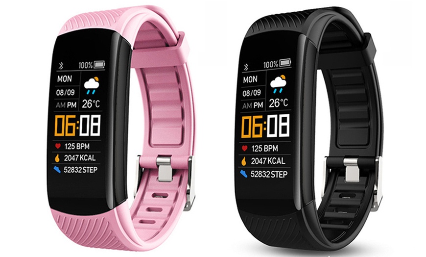 Image 13: One or Two Smart Activity Tracker Watches with Heart Rate Monitor