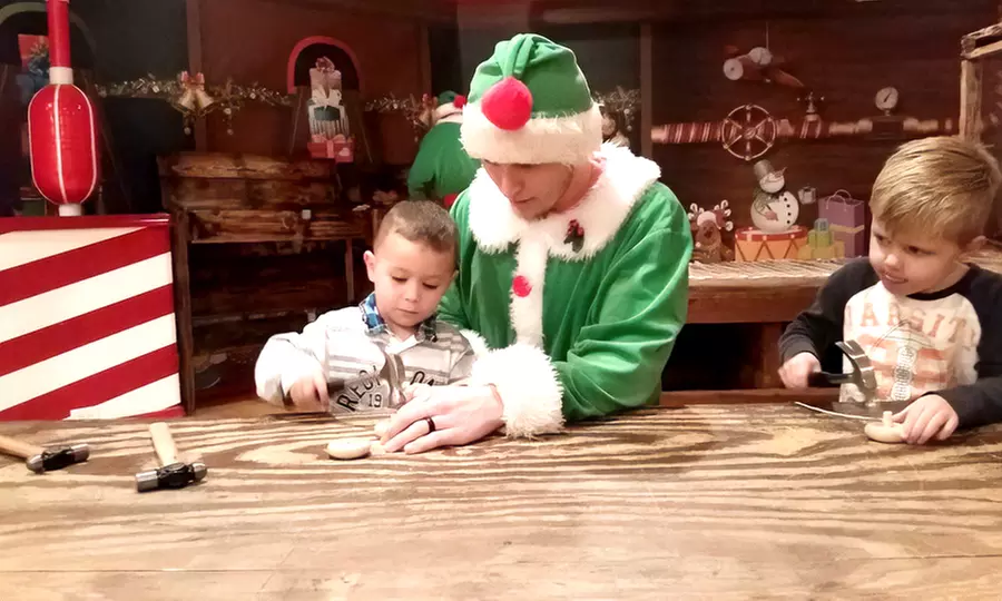 12/18 - 12/24: Admission Ticket and Text from Santa for One Kid at North Pole Adventure ( Up to 14% Off ) - Primary Image